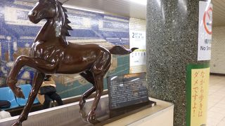 ホームが長いです