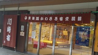旧東海道沿いにある資料館