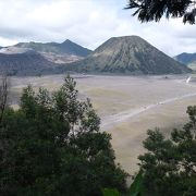 ジャワ島東部に広がる火山地帯の国立公園