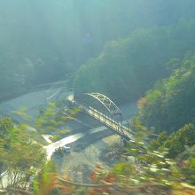 十津川村内風景