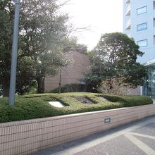 聖路加ガーデン側の様子(右手が大屋根広場)