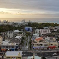 広いバルコニーからの眺望は良い