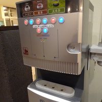 コーヒーマシンは夜のみ利用できた