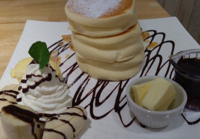 ふわふわのパンケーキのお店