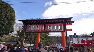盛り上がる節分の吉田神社