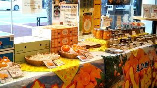 フェアにて特産品の紹介も