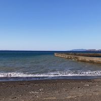 三浦半島と房総半島が見えています。