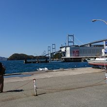来島海峡大橋が見渡せる景色