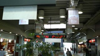 コンパクトに使いやすいチェーン店が集まるエキナカ