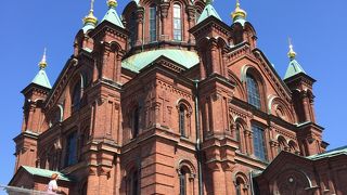ヘルシンキ大聖堂とのコントラスト！