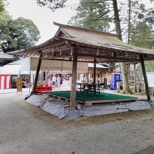 境内にある土俵