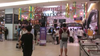 暑い日は買い物