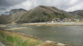 天気も良かったので、のどかな車窓の風景を楽しむことができました