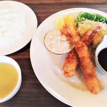 大海老フライランチ