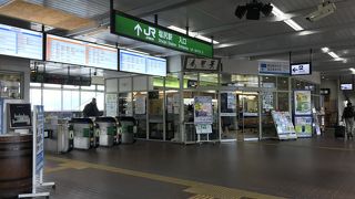 日本一狭い？立食いそばがある中央線塩尻駅へ