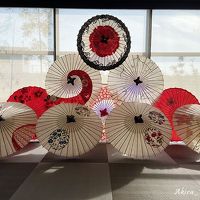 和傘のディスプレイがホテルに来たなあ～と思わせてくれます