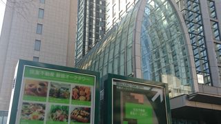 再開発でできた施設建築物