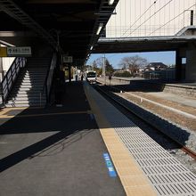 再開なった双葉駅の常磐線