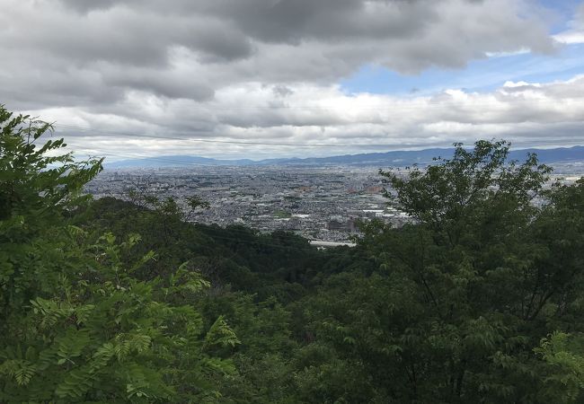 北河内から京都市内の眺望が楽しめる山