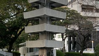 原爆ドームの近く