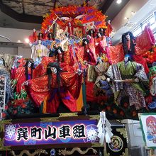 山車の大きさに ビックリ！