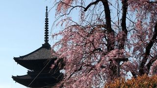 京都を象徴する五重塔です。