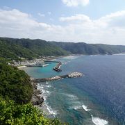 本島最北端に近い絶景スポット （茅打バンタ） 