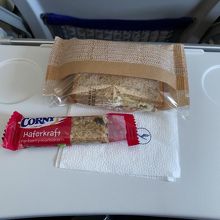 フランクフルト→バルセロナ間の機内食