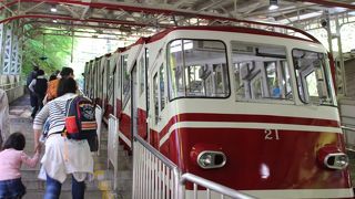 歴史のあるケーブルカー