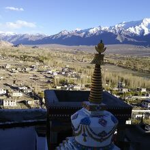 山が綺麗すぎます。どこにいても山が一緒。