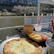 飯田橋駅:桜と電車と