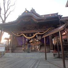 この神社の拝殿