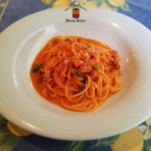 パスタは少なめ