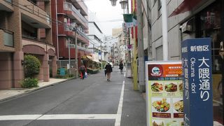 飲食店が多いです