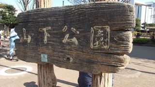 北沢川緑道散歩中、山下公園に寄りました