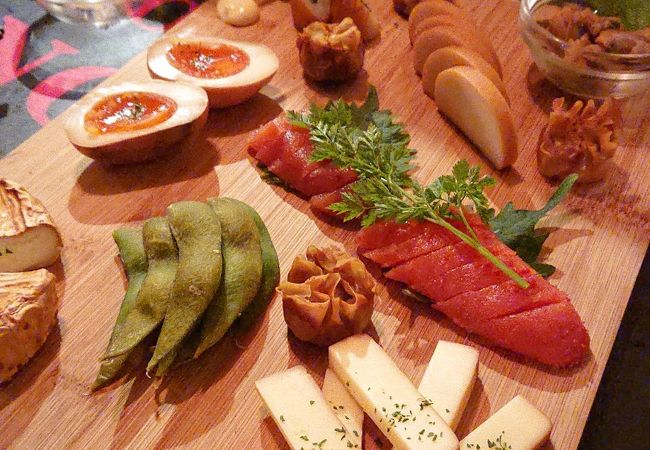 くんせいと日本酒