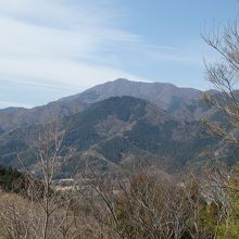 展望台から大山が見えます