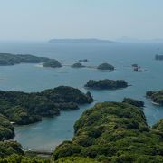 半島にある展望台