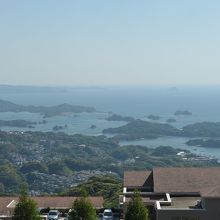 ホテル越しの絶景