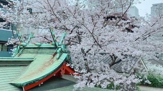御堂筋沿いの神社