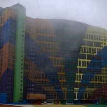 このセンスのない....、山中だからか、いつも天気が悪い印象