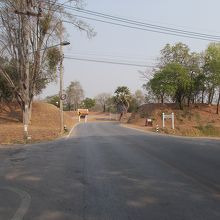 北門跡の遺構です。