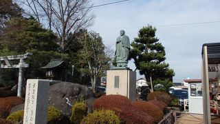 小江戸川越散策と七福神巡りで天海大僧正像に寄りました