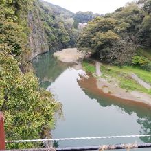 吊り橋からの風景