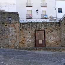城壁の跡