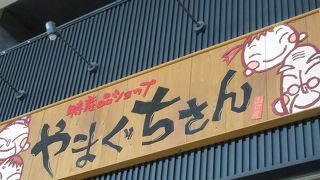 山口の特産品ショップとなっていて、工芸品や食品雑貨類などを豊富に扱っていました。
