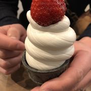 とっても美味しいソフトクリーム♪