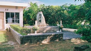 沖縄水産学校学徒隊の慰霊碑です。