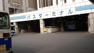 都市間高速バスのターミナル
