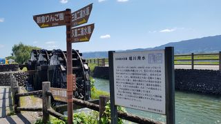 筑後川周辺の田畑を潤します